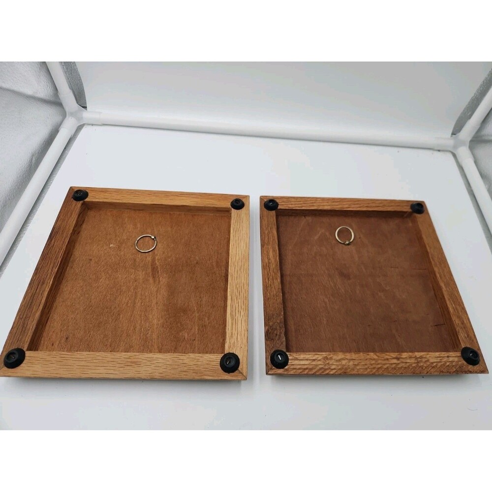 2 Heartland by International Ceramic And Wood Trivet Wall Plaque Set - Picture 4 of 4